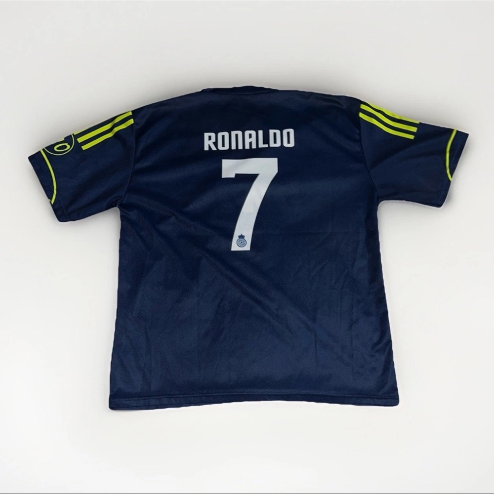 2012/13 Real Madrid Jersey #7 Ronaldo Printed Soccer Extra Large Blue bwin - Picture 2 of 5